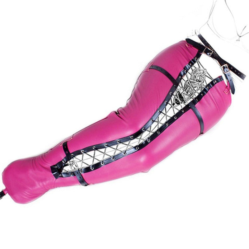 Kinky Female Mermaid Bondage Half Body Leg Binder Cuffs and Restraints