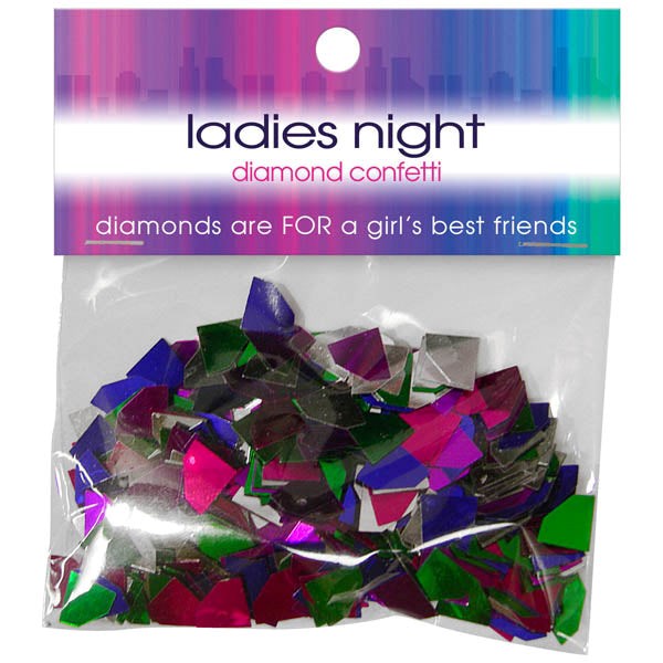 Ladies Night Diamond Confetti Bachelorette and Bucks