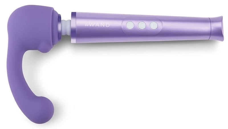 Le Wand Petite Curve Weighted Silicone Attachment Violet Vibrator Accessories