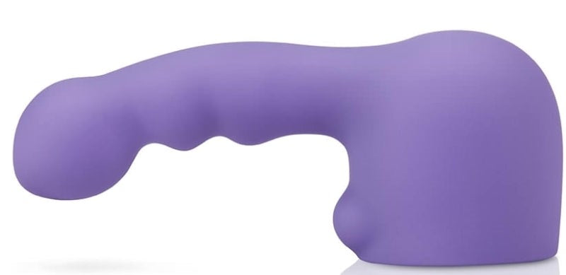 Le Wand Petite Ripple Weighted Silicone Attachment Violet Vibrator Accessories