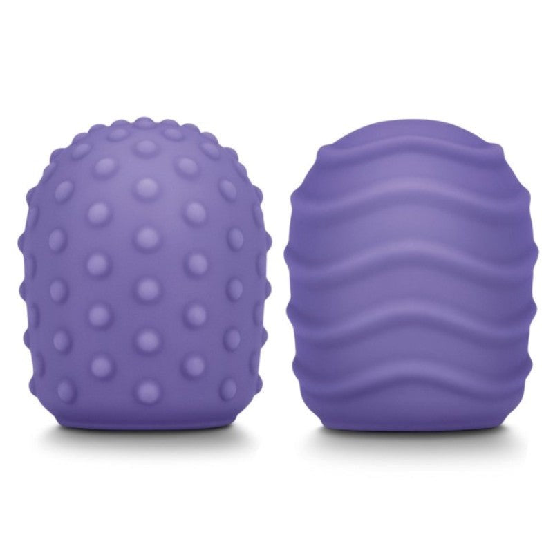 Le Wand Petite Silicone Texture Covers Violet Body Wands