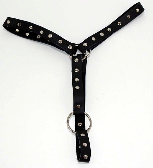 Unleash Your Desires - Leather Waist Harness for Unforgettable Pleasure - Cuffs and Restraints