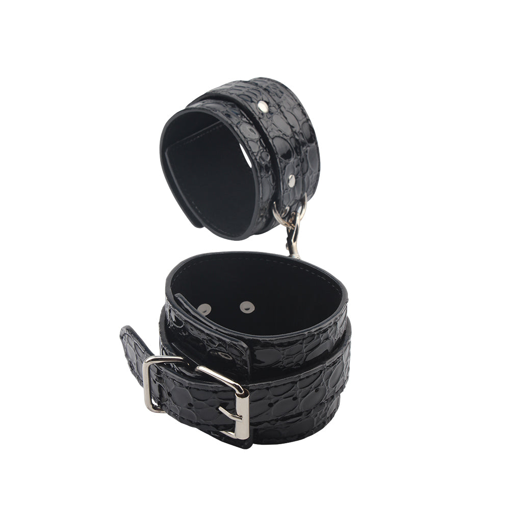 Behave Be Good BDSM Play Ankle Cuffs Black Cuffs And Restraints