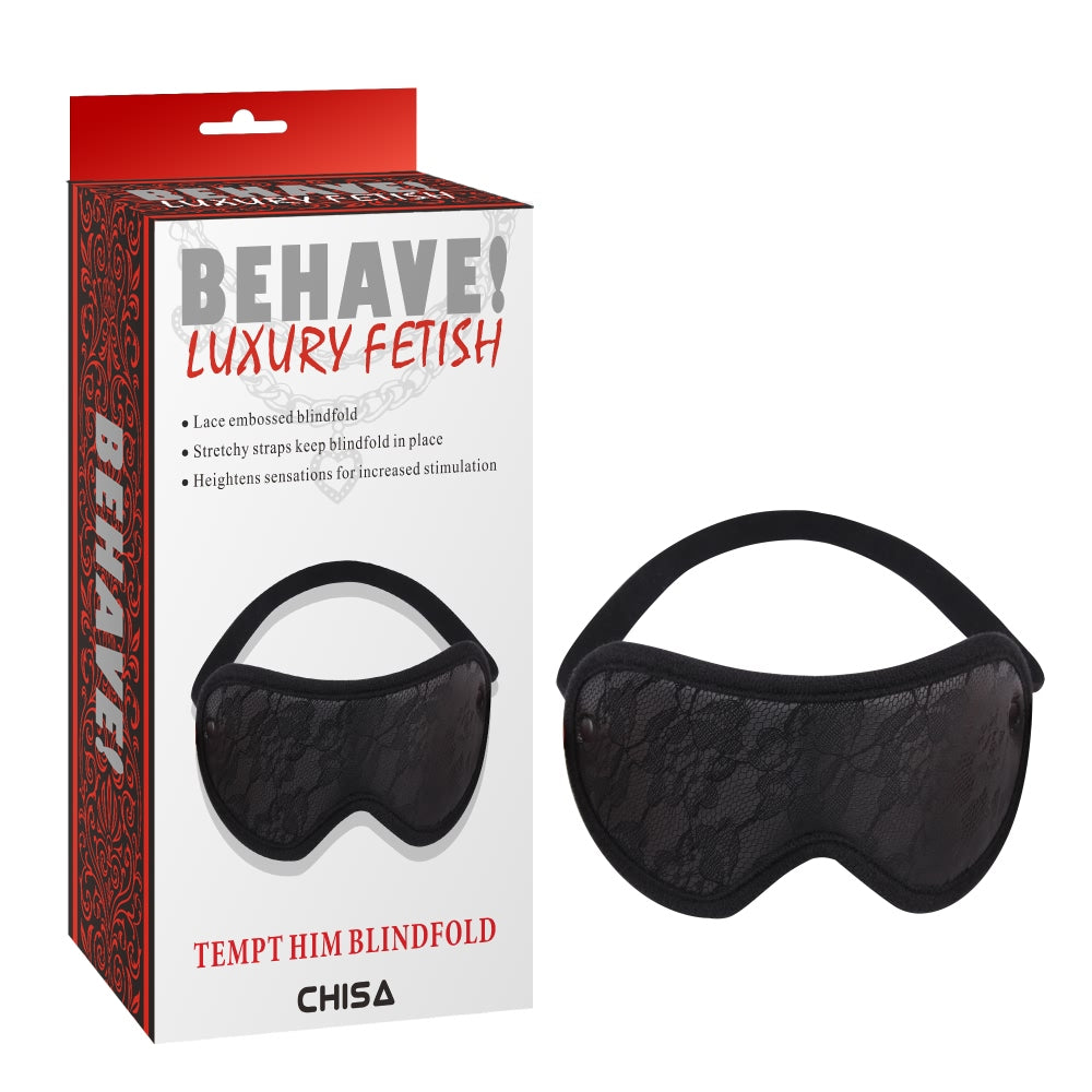 Behave Tempt Him Fetish Play Blindfold Black Masks And Blindfolds