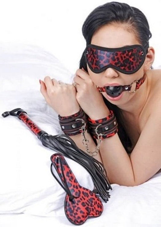 Leopard Bondage Starter Kit 6 piece - Bondage Kits