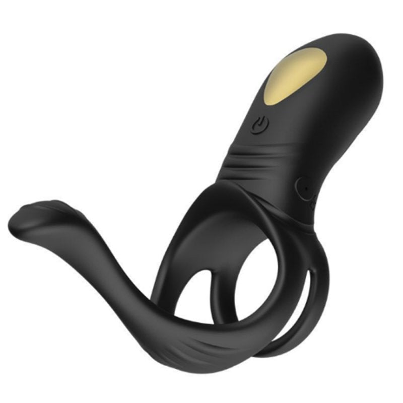 BDStyle Tail 9 Frequency Vibration Cock Ring Vibrating Cock Rings