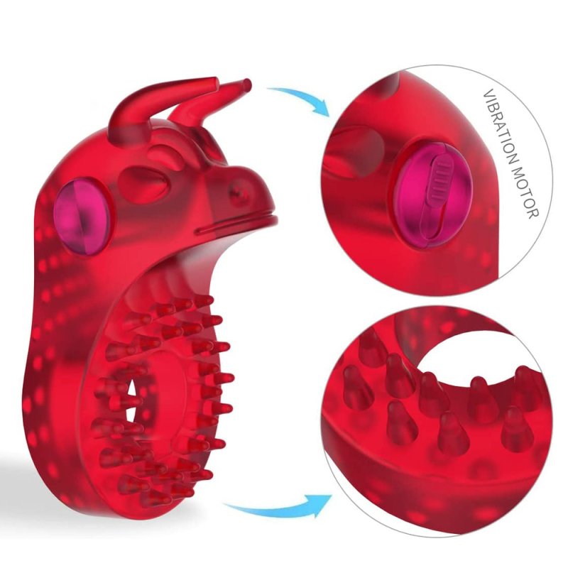 BDStyle Bull Head Shaped Vibrating Cock Ring Vibrating Cock Rings