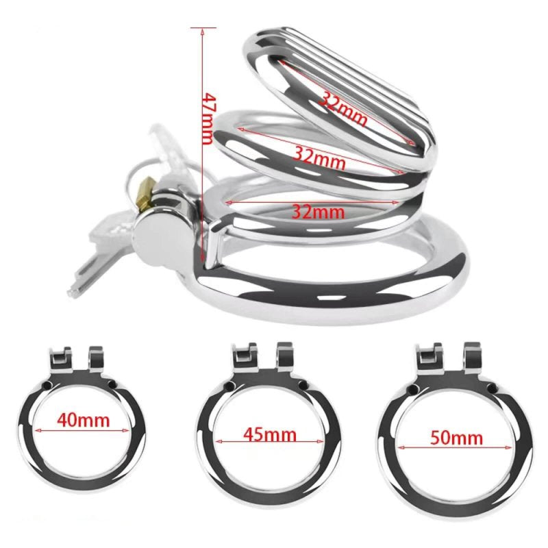 BDStyle Plate Cage Mens Chastity Device Medium Male Chastity