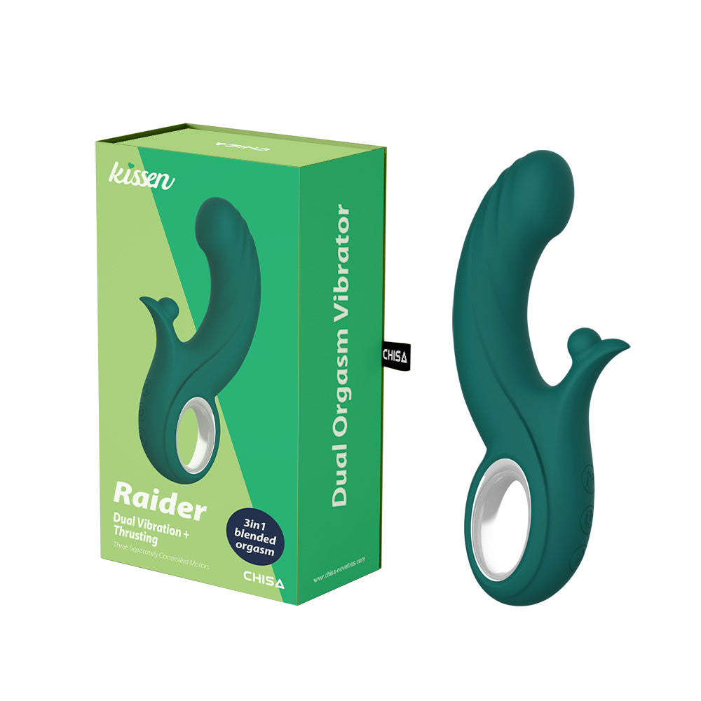 Kissen Raider G Spot Rabbit Vibrator Green Rabbit Vibrators