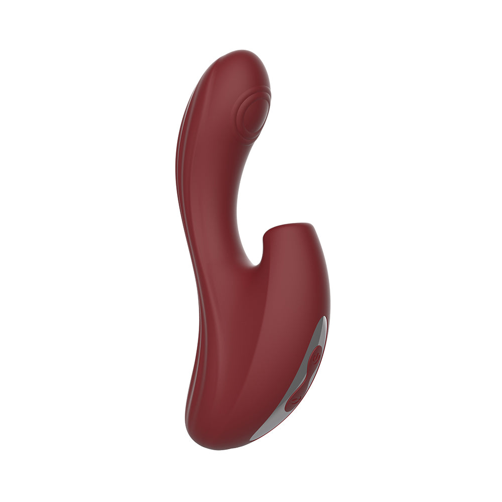 Kissen Nymph 10 Suction Pattern G Spot Vibrator Merlot Clit Ticklers and Pulsators