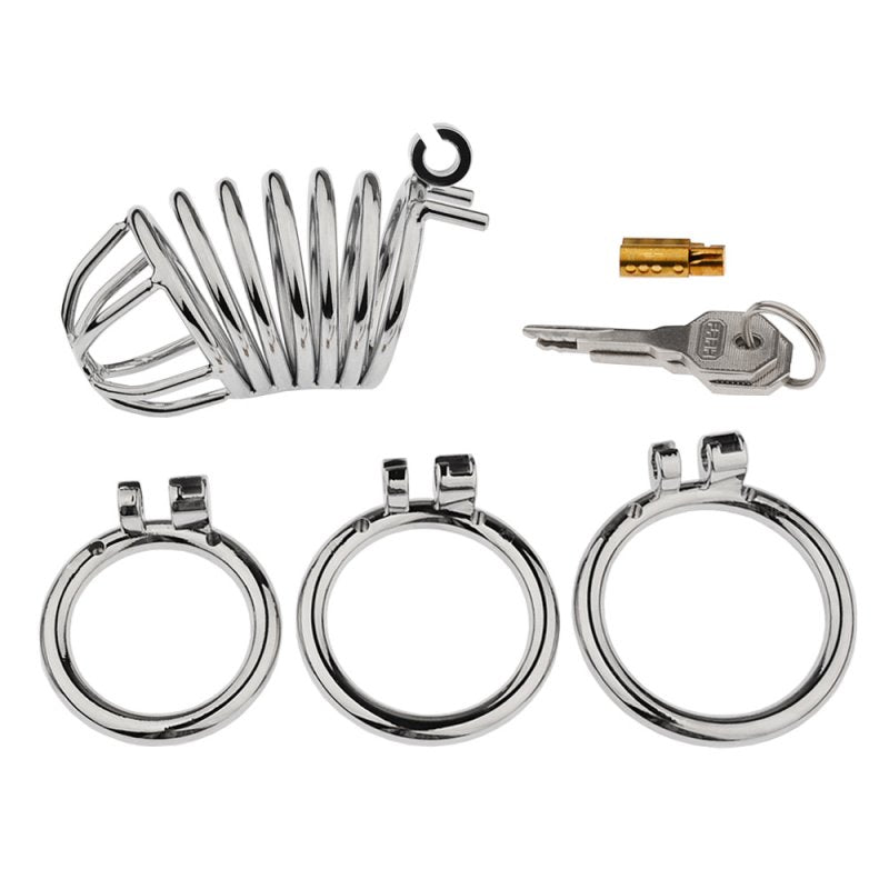 BDStyle Male Chastity Bird Cock Cage With Hide Lock Male Chastity