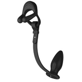 BDStyle Silicone Vibrating Cock Ring with Anal Vibrator Vibrating Cock Rings