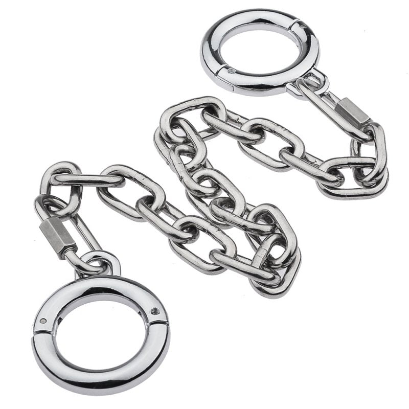 BDStyle Class Stainless Steel BDSM Play Thumb Cuffs Steel Sex Toys
