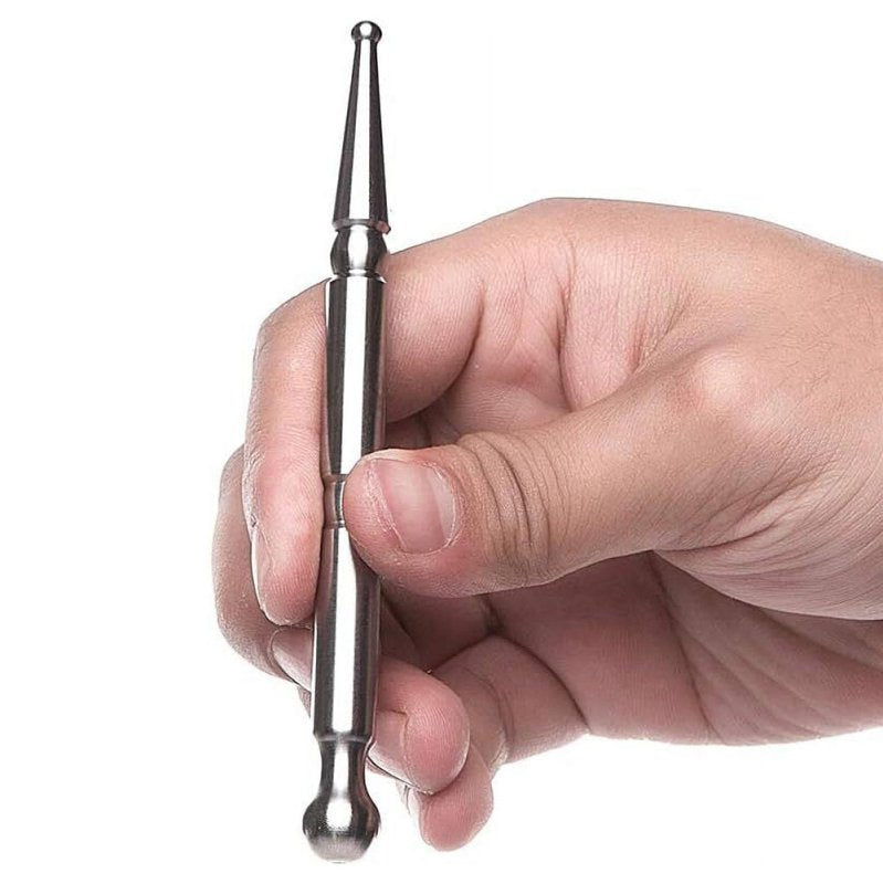 BDStyle Stainless Steel Double Down Penis Plug Penis Plugs