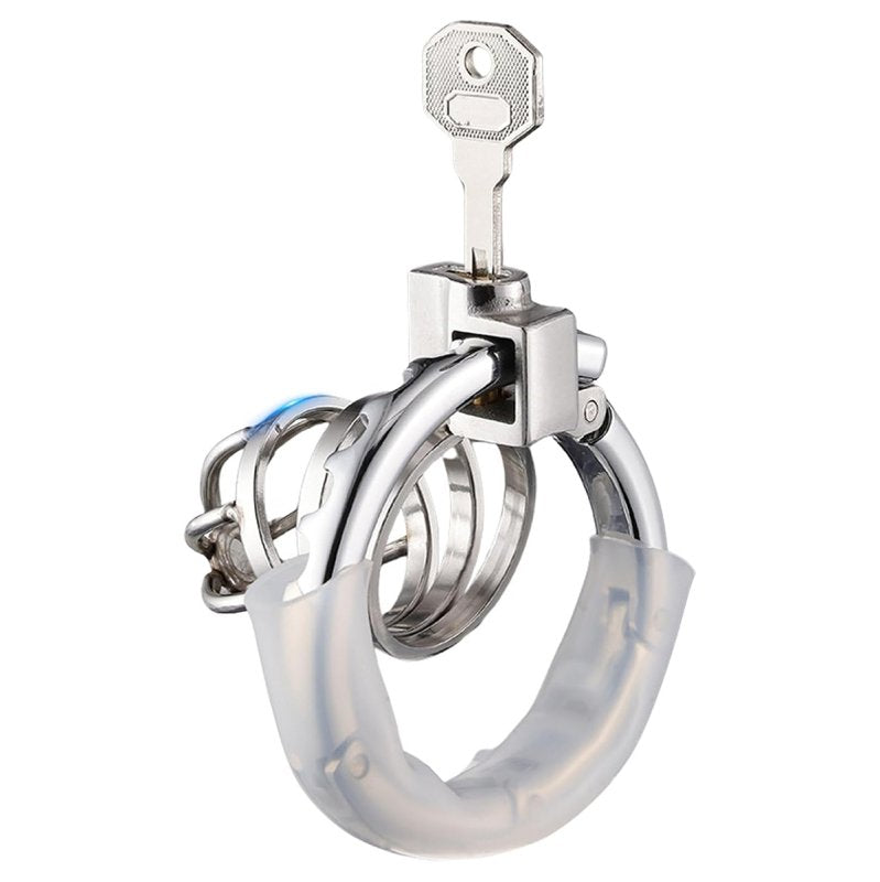 BDStyle Stainless Steel Adjustable Male Chastity Cock Cage Male Chastity