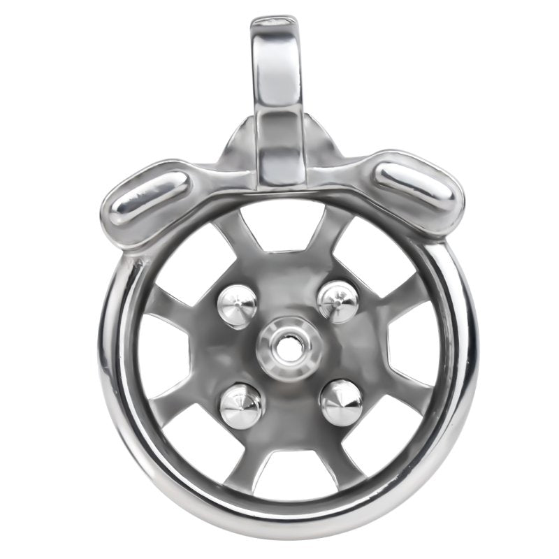 BDStyle Spike Mens Chastity Cage With Metal Urethral Catheter Male Chastity