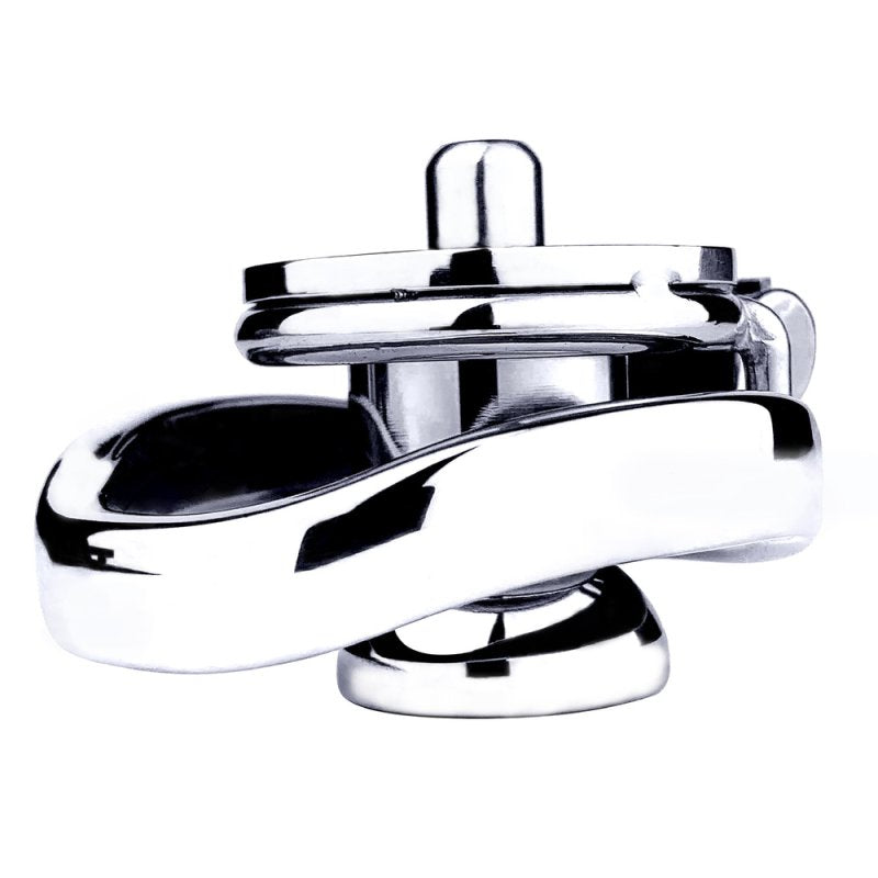 BDStyle Stainless Steel & Silicone Male Chastity Bird Cage With Hide Lock Male Chastity