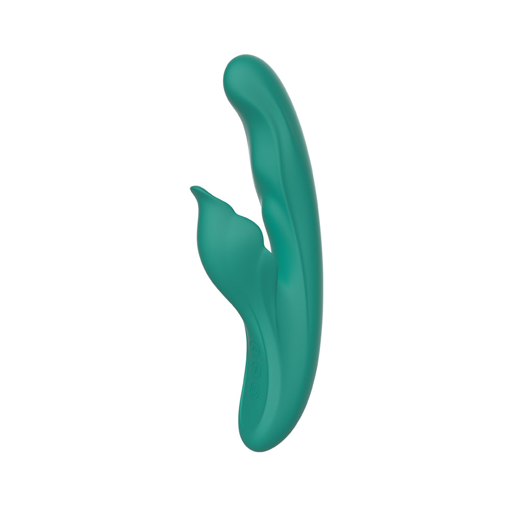 Kissen Kymo Triple Orgasm Rabbit Vibrator Green Rabbit Vibrators