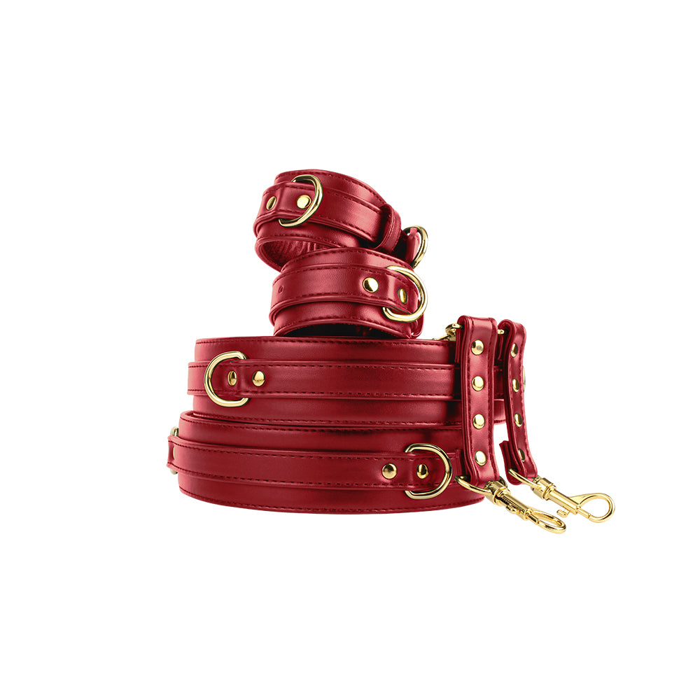 Chisa Soft and Sturdy Wrist to Thigh Cuff Set Cuffs And Restraints