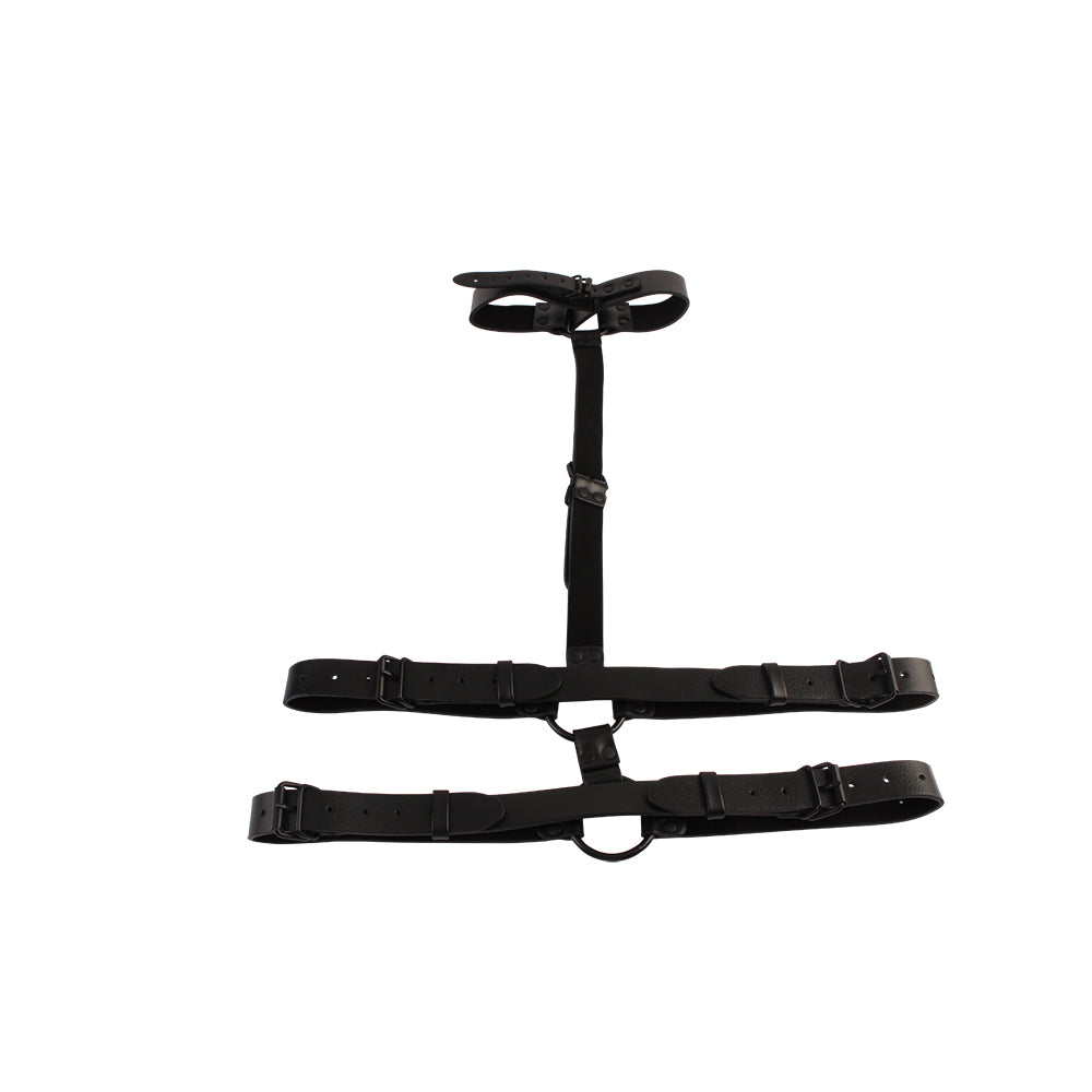 Chisa Adjustable Bondage Collar Body Restraint Default Title Collars and Leads