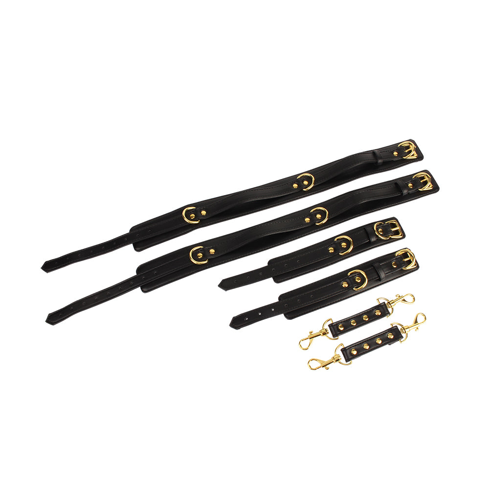 Chisa Soft and Sturdy Wrist to Thigh Cuff Set Cuffs And Restraints