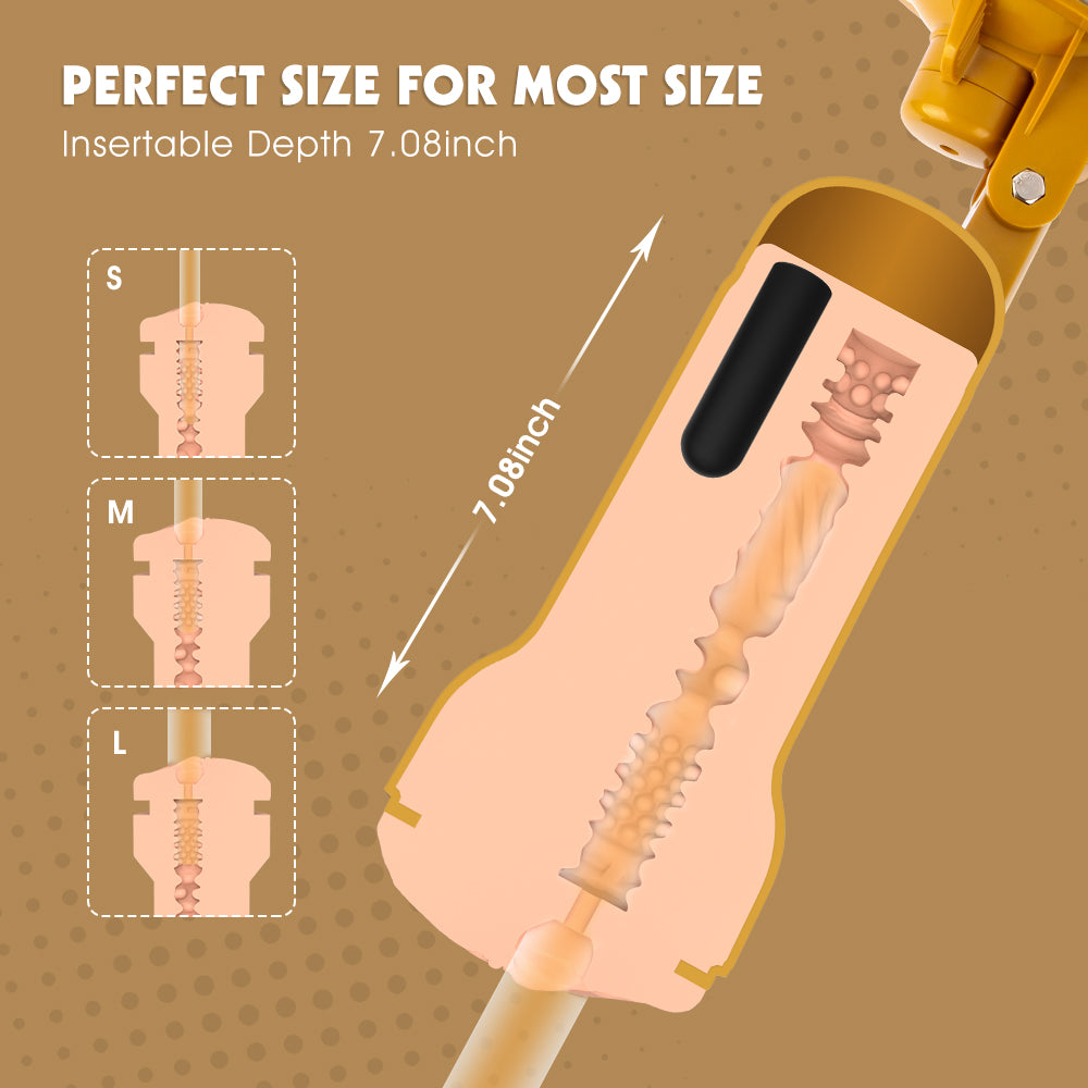 Chisa Kelsi Vibrating Realistic Vagina Cup Masturbators and Strokers