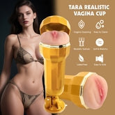 Chisa Tara Realistic Vagina Vibrating Cup Default Title Masturbators and Strokers