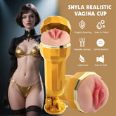 Chisa Shyla Realistic Vibrating Vagina Cup Default Title Masturbators and Strokers