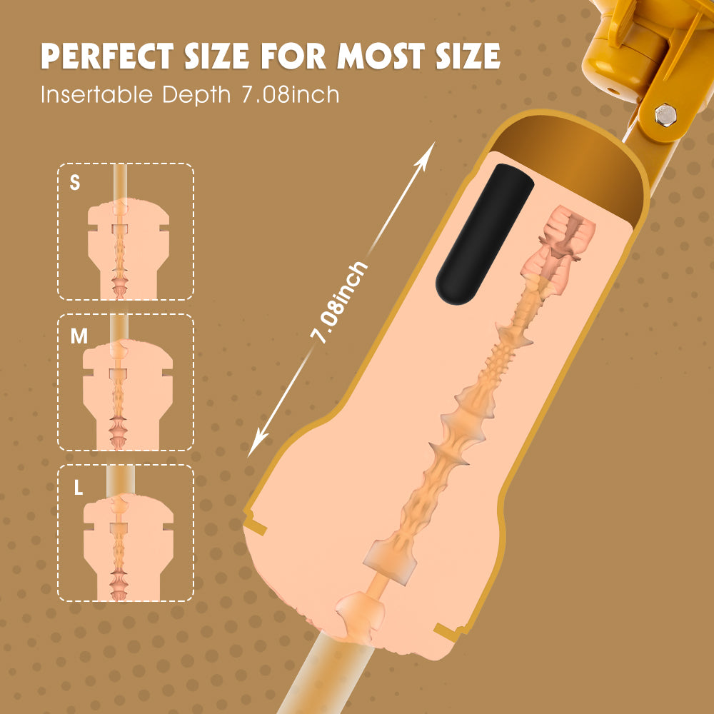 Chisa Holly Realistic Vagina Vibrating Cup Masturbators and Strokers