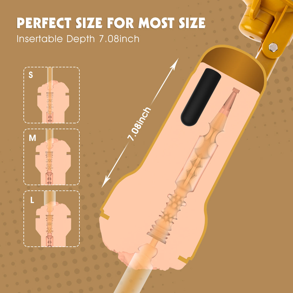 Chisa Darcey Realistic Vagina Vibrating Cup Masturbators and Strokers