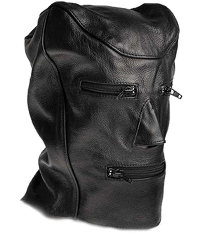 Lip & Eye Zip Bondage Hood Bondage Hoods