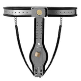 Locking Steel Female Chastity Belt Steel Sex Toys