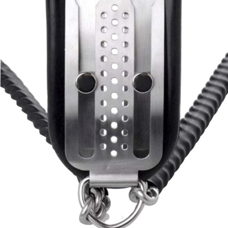 Locking Steel Female Chastity Belt Steel Sex Toys
