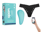 Love Distance Span App-Controlled Vibrating Panty Clit Ticklers and Pulsators