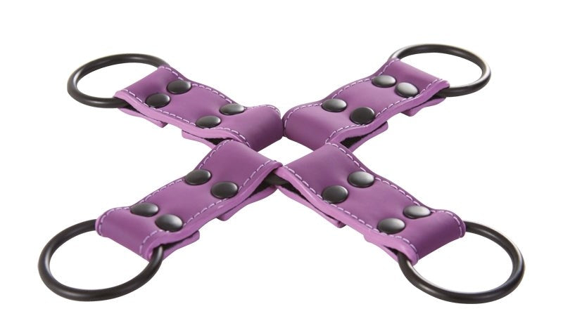 Lust Bondage Hogtie Purple Cuffs and Restraints