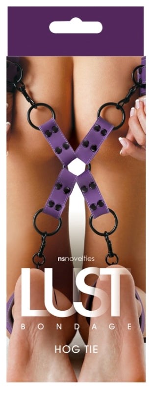 Lust Bondage Hogtie Purple Cuffs and Restraints