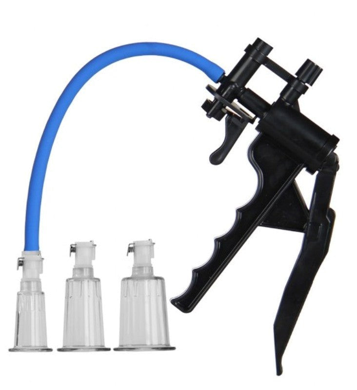 LuvPump Clitoris Enhancement System Set Nipple and Clit Clamps