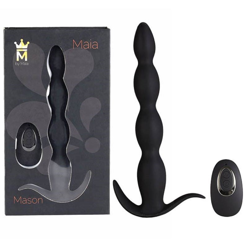 Maia Mason Rechargeable Anal Beads - Customizable Bliss for Endless Pleasure Anal Beads and Balls