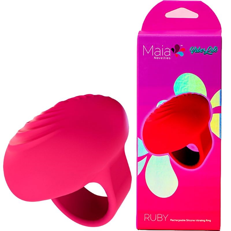 Maia RUBY Finger Stimulator - Extraordinary Sensations Finger and Tongue Vibrators