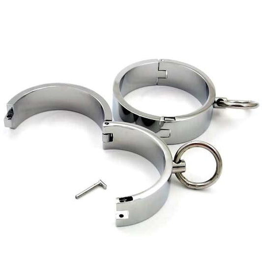 Manacled Metal Cuffs - Cuffs and Restraints