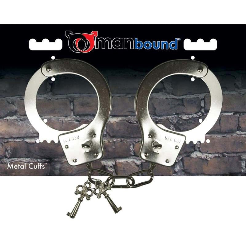 Manbound Metal Handcuffs Cuffs and Restraints