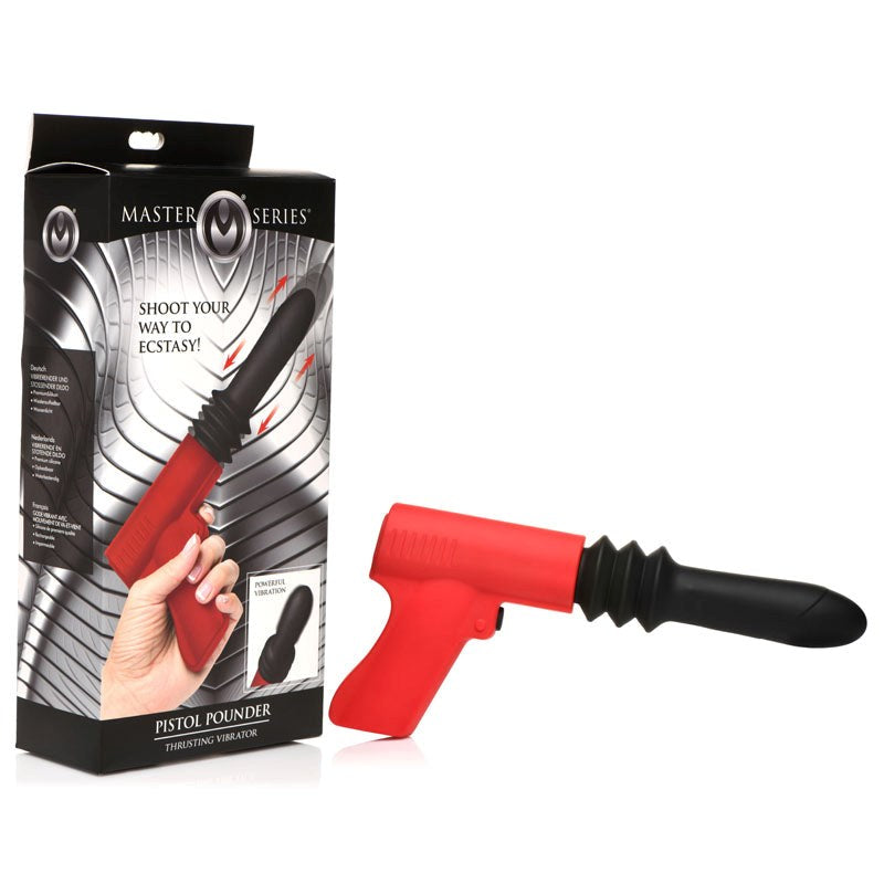 Master Series Pistola Pounder - Rechargeable Pleasure Enhancer G-Spot Vibrators