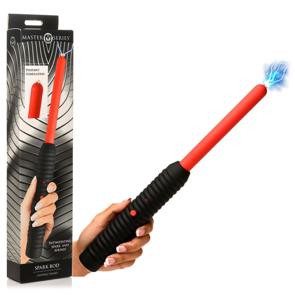 Master Series Electro-Stimulation Wand - Spark Sensation Electro Sex
