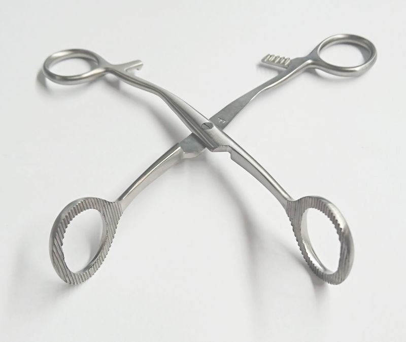 Medical Steel Clamp Forceps Dental and Clinical