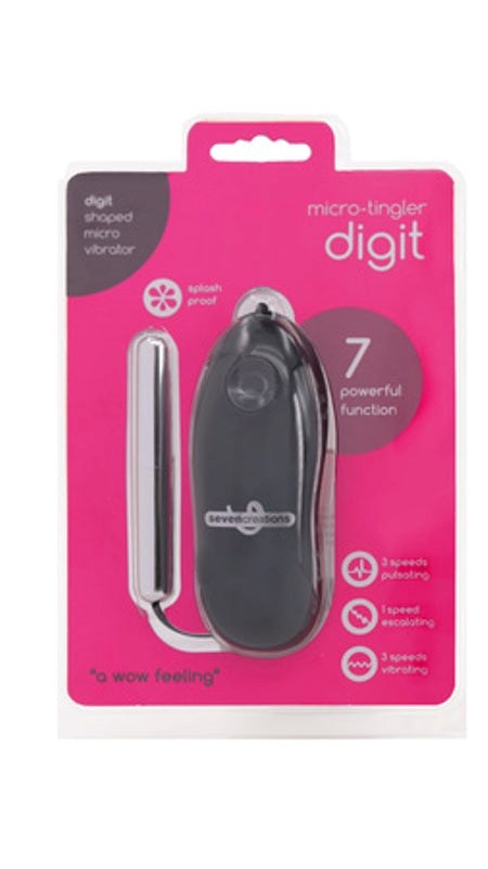 Micro Tingler Digit 7 Function Vibrator Bullet Vibrators