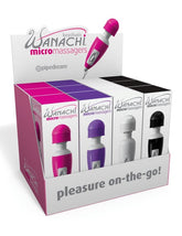 Pipedream Micro Wanachi Body Wand Display - Display of 12 Personal Massagers