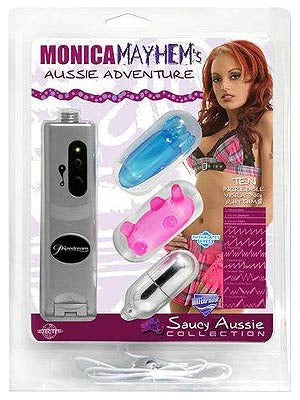 Pipedream Monica Mayhem's Aussie Adventure Massager Love Eggs and Kegel Exercisers