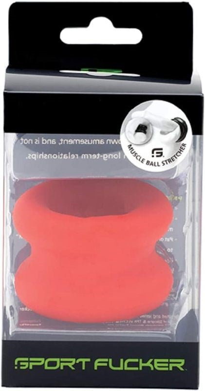 Muscle Ball Stretcher Red - Ball and Cock Toys