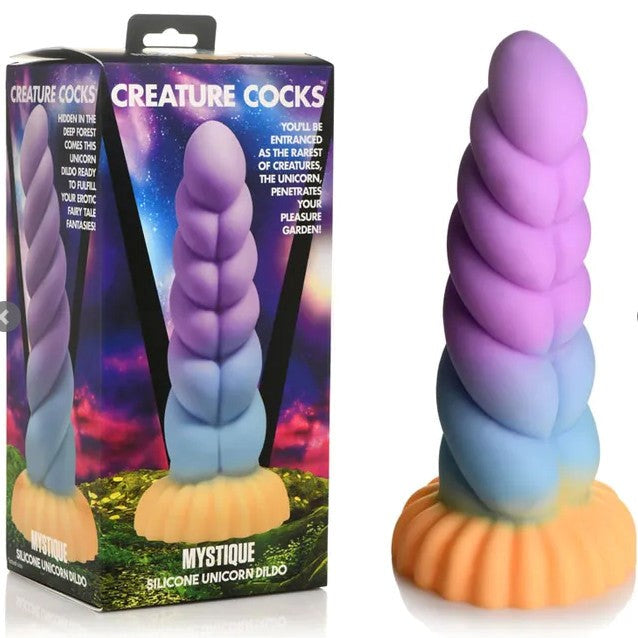 Mystique Silicone Unicorn Dildo Non-Realistic Dildos