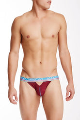 NanoFit Teaser Jock Burgundy Medium Jocks and G-Strings